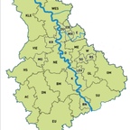 Karte der Landkreise